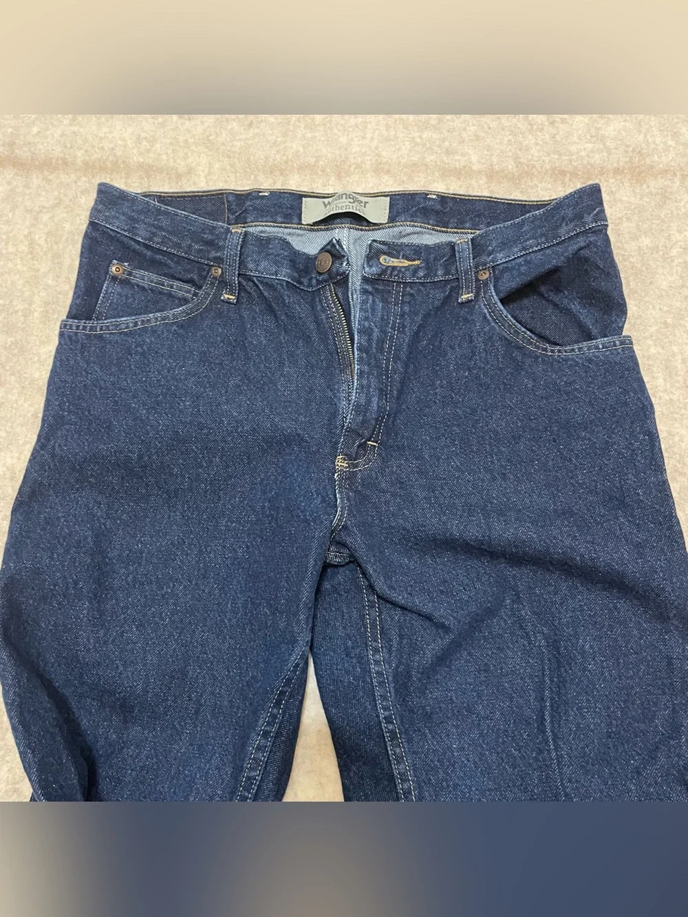 WRANGLER AUTHENTICS 35X29 DARK WASH STRAIGHT JEANS NWOT